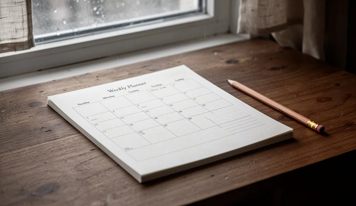 Building a Sustainable Movement Habit: Weekly Checklist